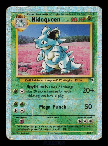 Pokemon card nidoqueen 110 - pokemon, 32/110