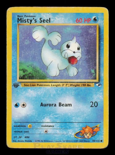 Pokemon card misty seel - pokemon,