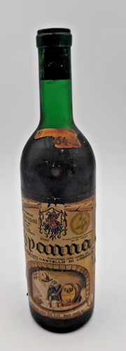 1964 spanna wine bottle - spanna,