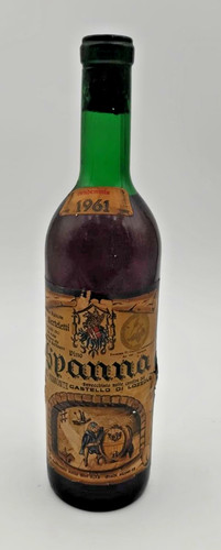 1961 spanna wine - spanna, bottle